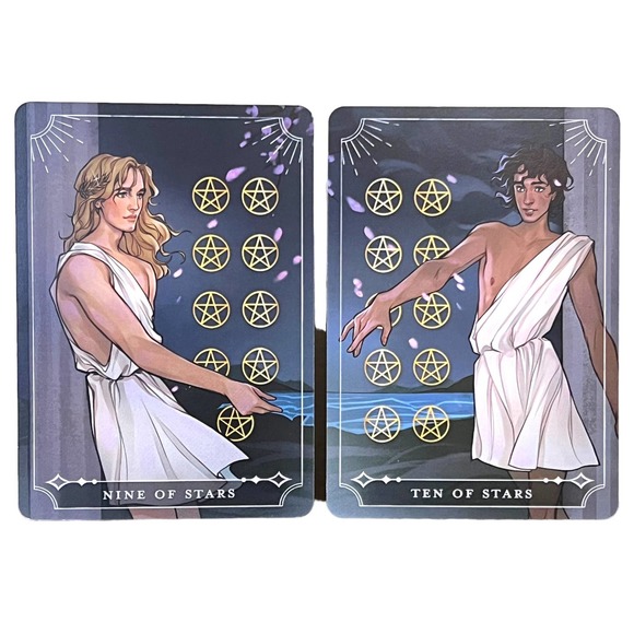 FairyLoot Art Fairyloot The Song Of Achilles Tarot Cards Nine Of